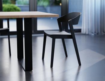 Grayson Dining Chair Black Ash